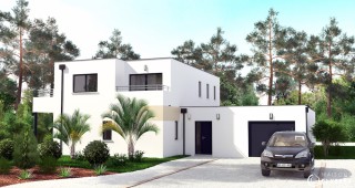 Maison d'architecte sur un golf LAGUNE