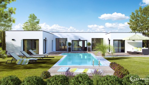 plan de maison d'architecte