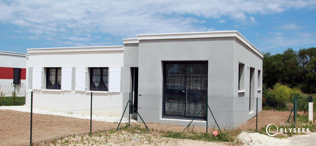 Maison contemporaine sans se ruiner sur Saujon lotissement de standing Charente Maritime