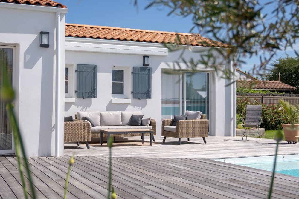Maison traditionnelle sur l'ile d'oléron