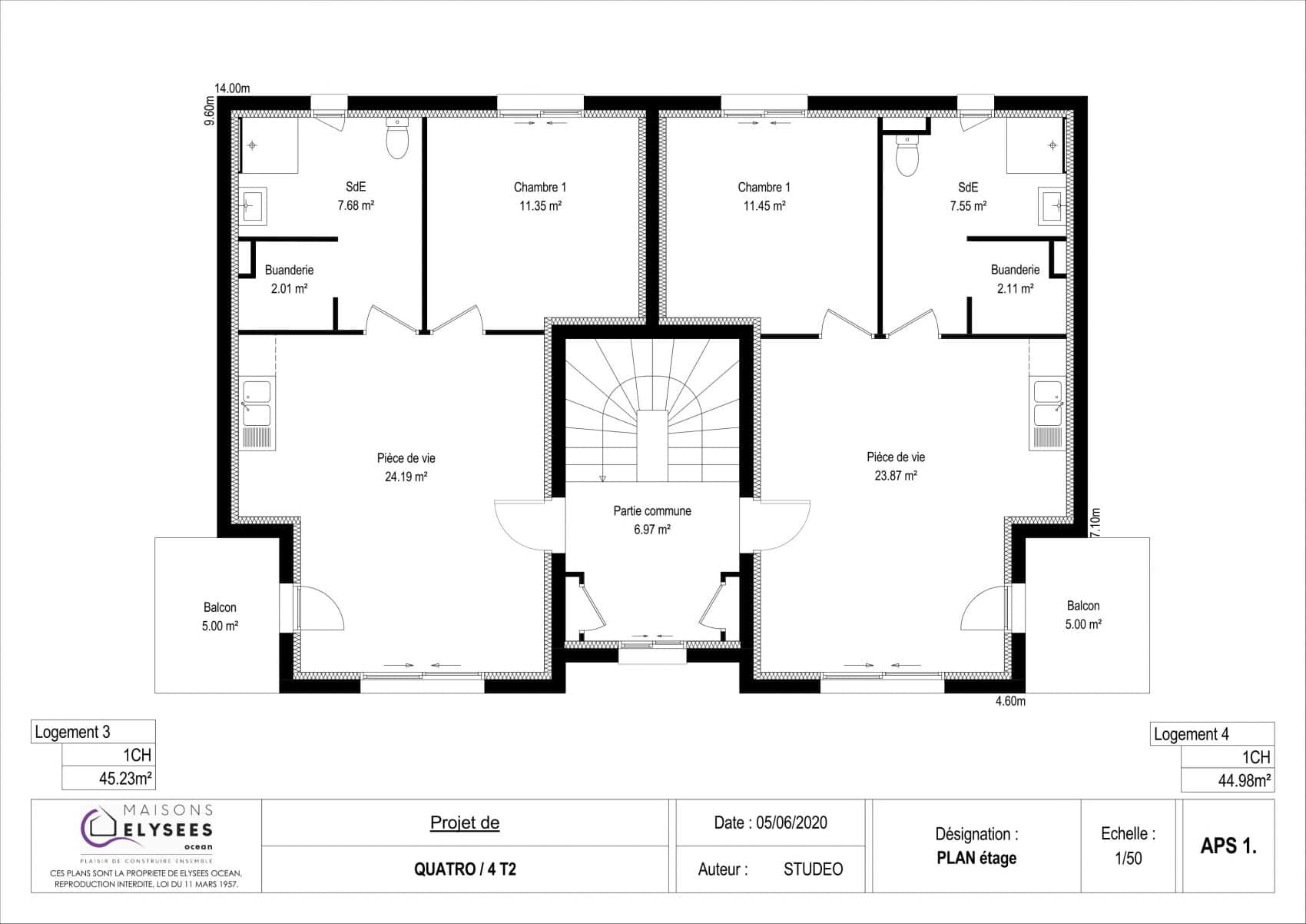 Plan Maison Quattro