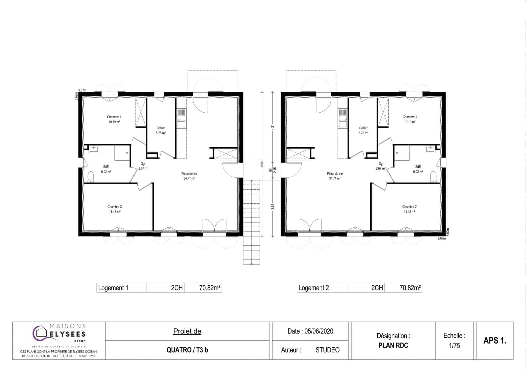 Plan Maison Quattro