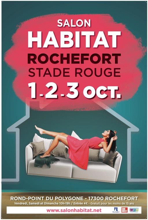 Affiche salon habitat Rochefort