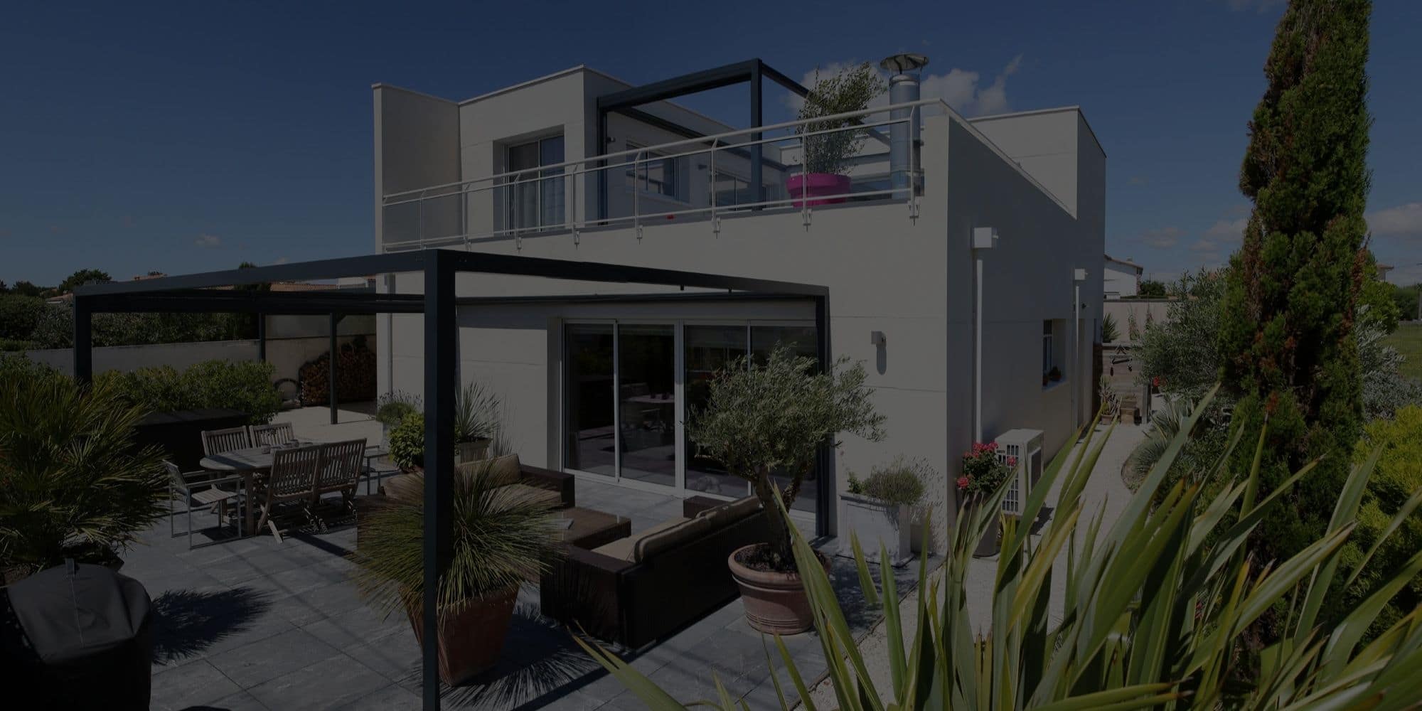 villa contemporaine avec étage