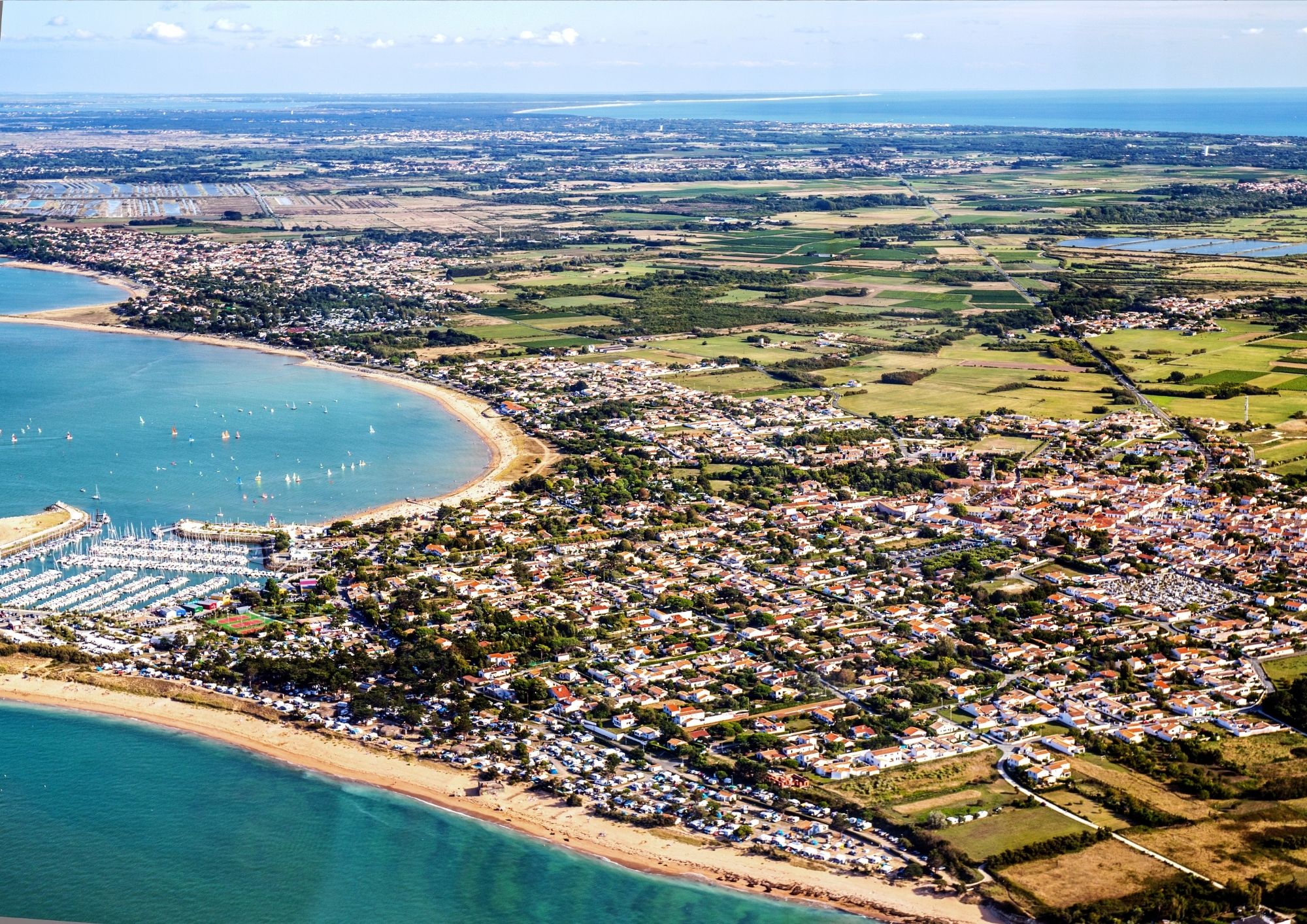 île d'oléron vue du dessus