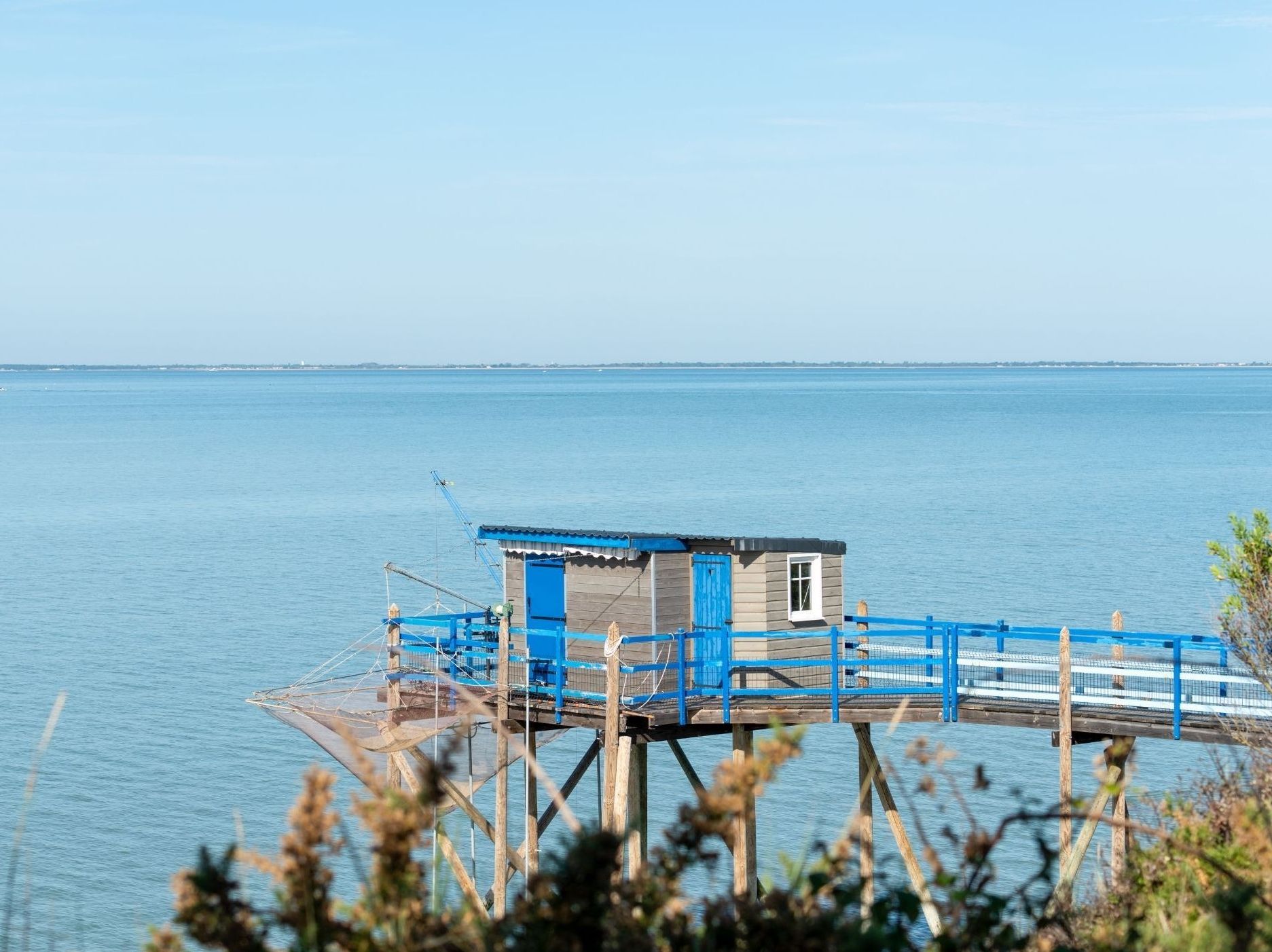 Carrelet cabane de pêcheurs en Charente-Maritime