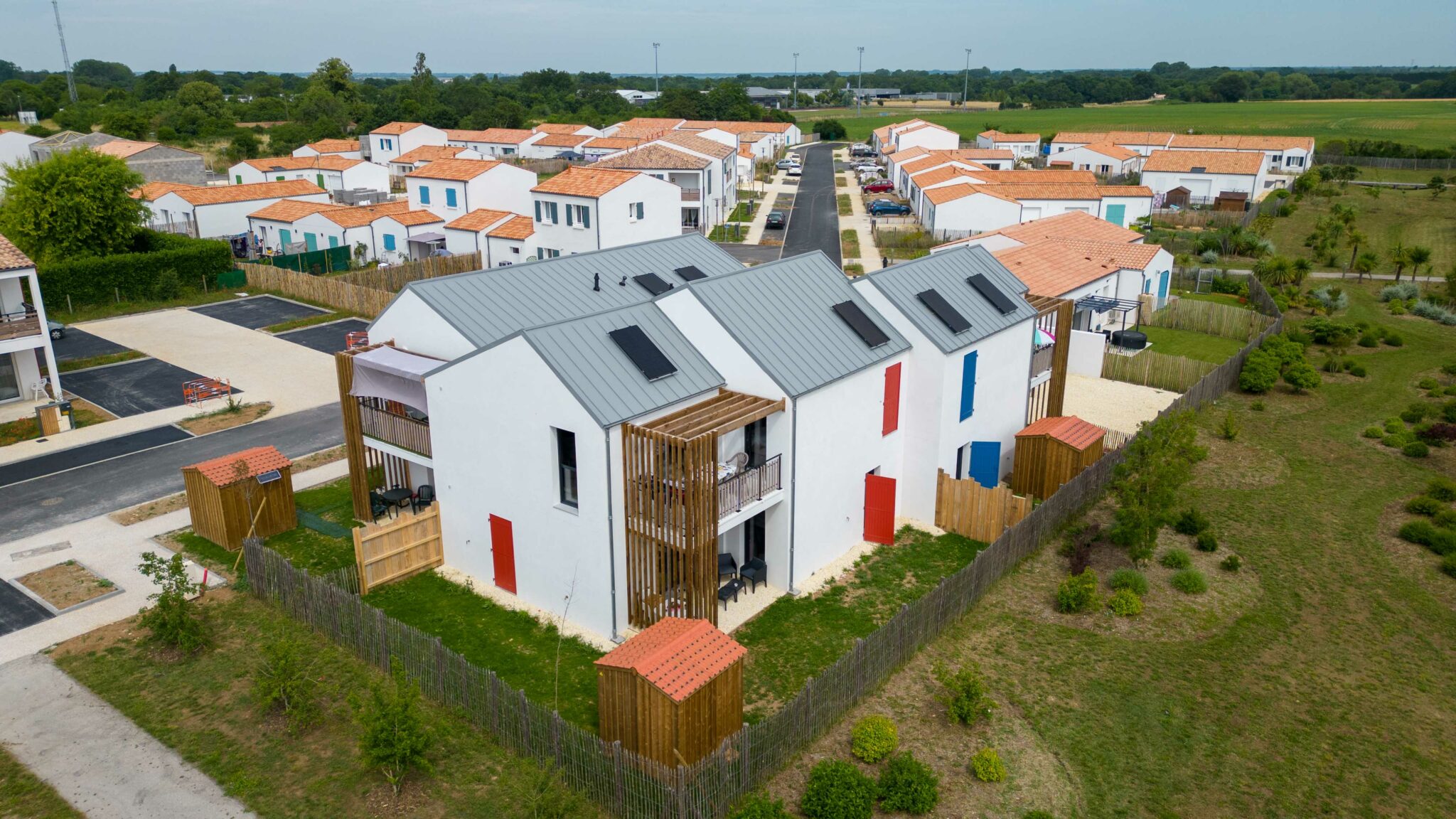 Maisons dans un éco quartier a Marennes