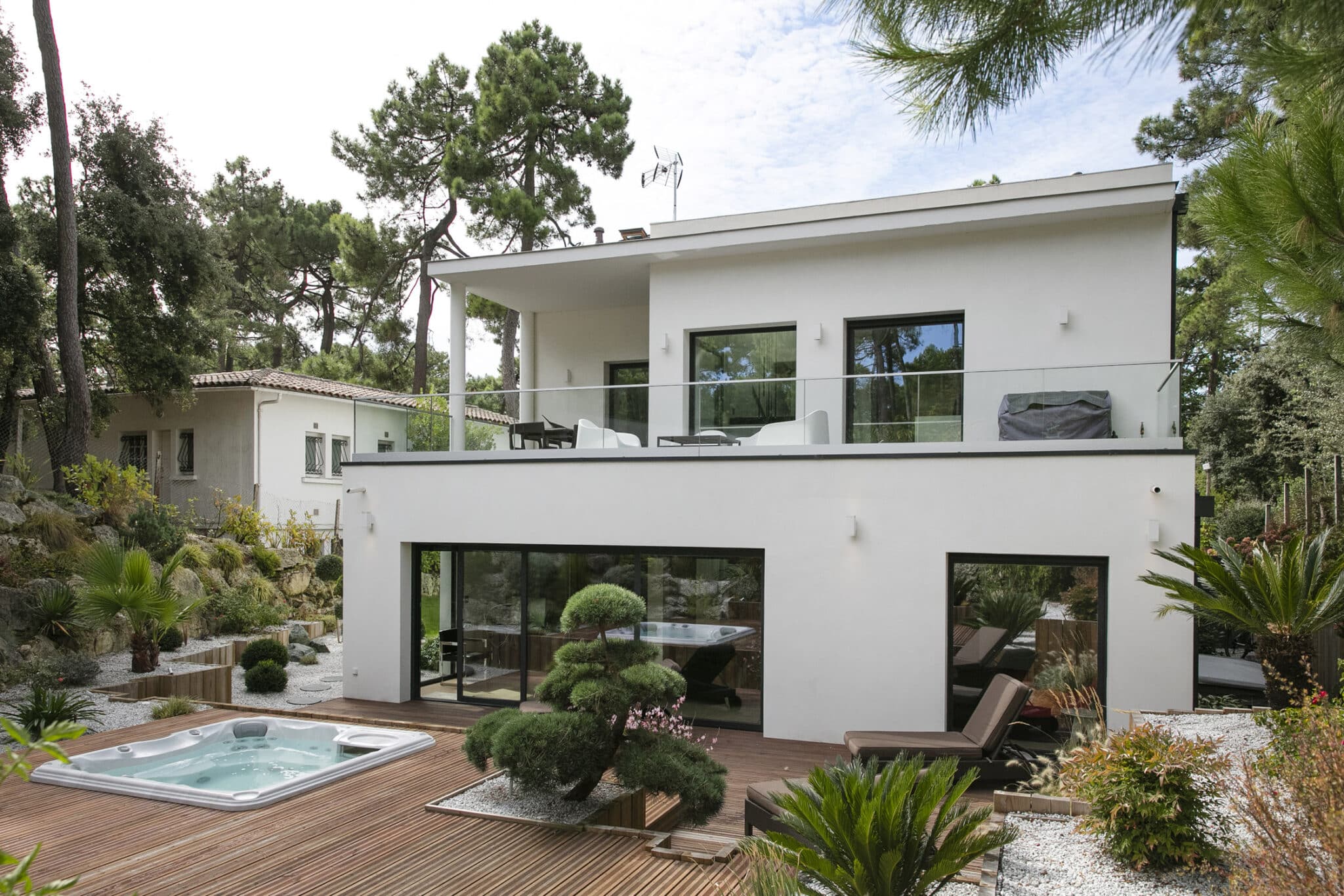 maison-contemporaine-étage