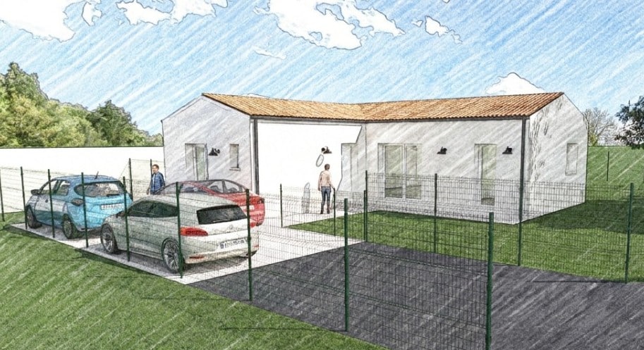 vue façade esquisse